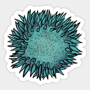 Sea Anenome Blue Sticker